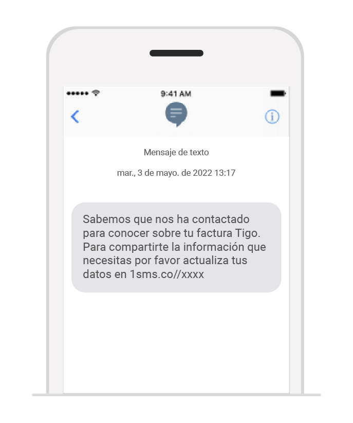 aw-mensaje de texto factura de tigo colombia