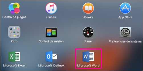 aw-IComo activar Office 365 para Mac paso 2 Microsoft Word