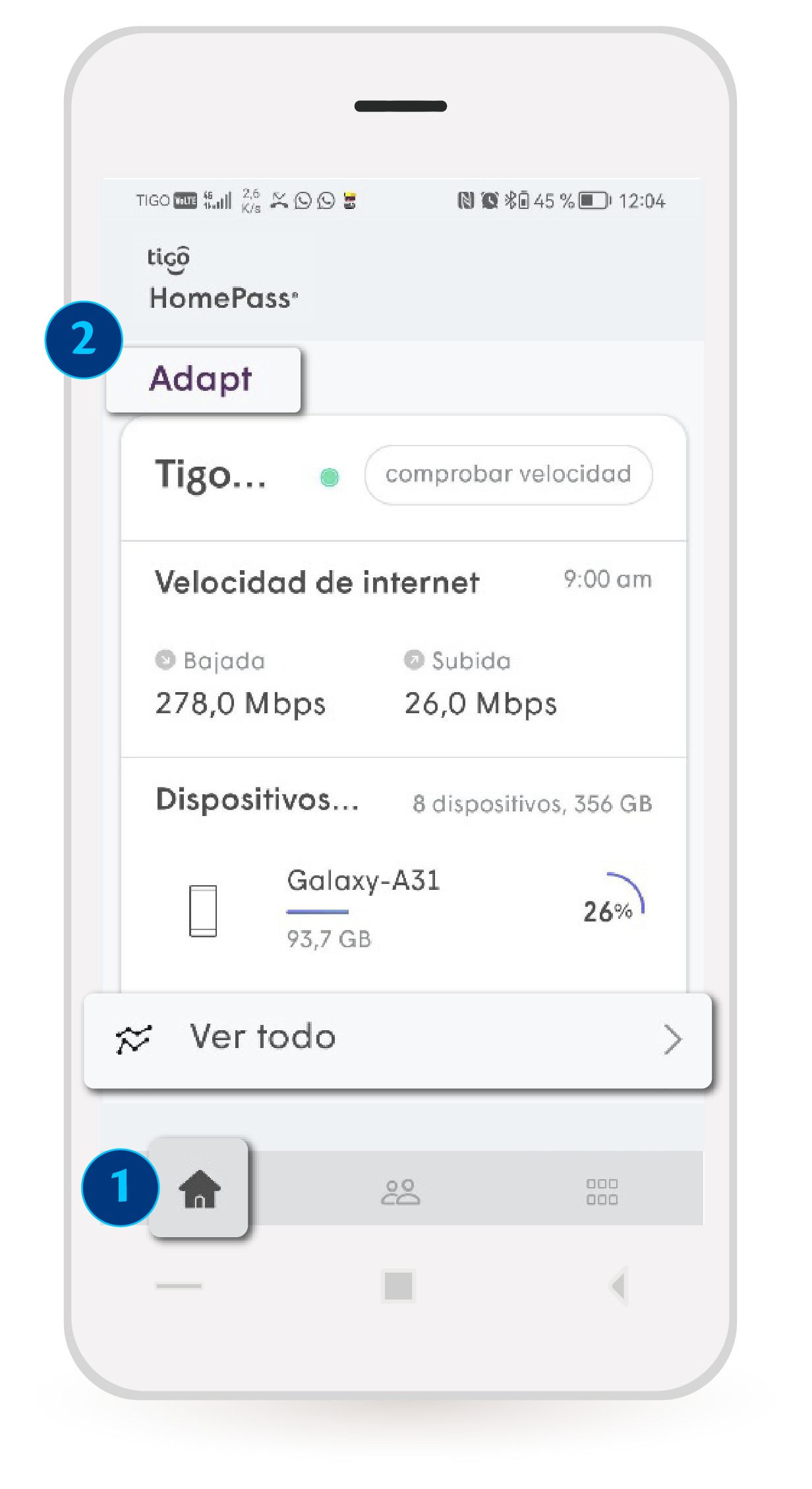 aw-test de velocidad tigo wifi app