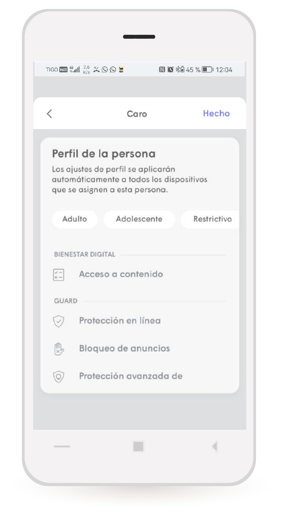 aw-tigo app wifi tipo de perfiles